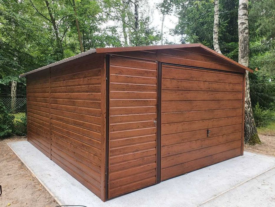 Blaszak garaż blaszany schowek magazynek wiata 3x6