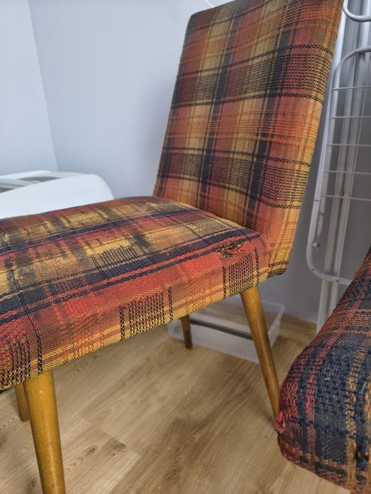 Krzesła PRL patyczaki