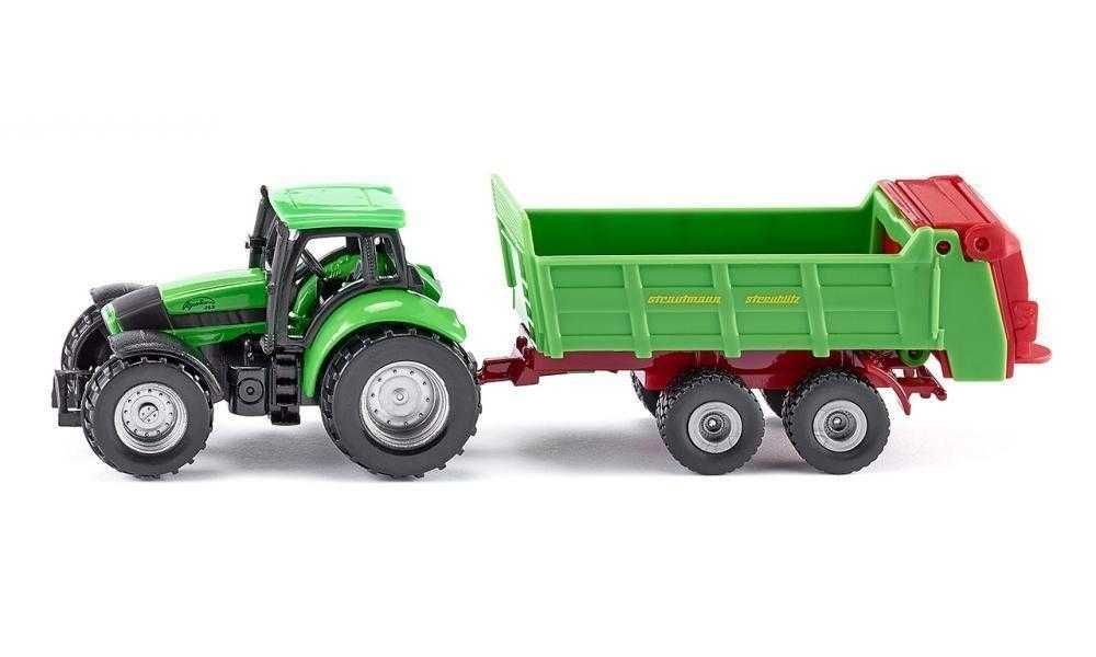 SIKU 1673 TRAKTOR z przyczepą