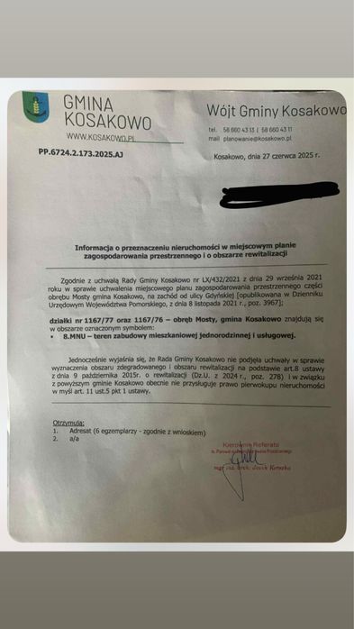 Dzialka budowalno-uslugowa