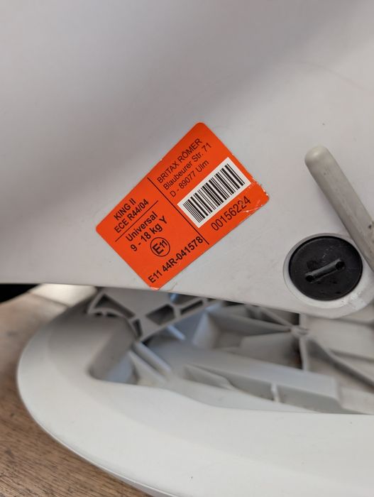 Fotelik Britax Romer King 2 (9-18kg)