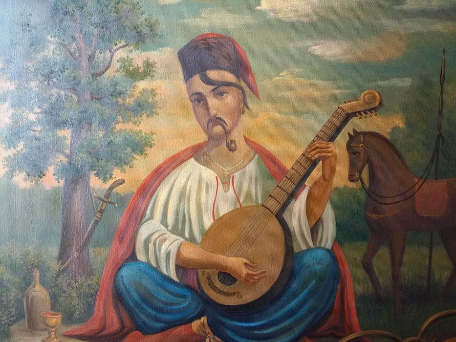 Козак Мамай ,картина олією