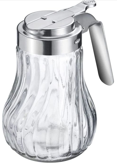 Szklany dzbanek na śmietankę/miód 250 ml, wysokość: 12 cm pojemnik