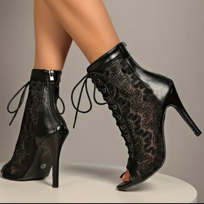 Туфлі сітка для high heels "Maison Éclat" ,хай хілс ,подвійна сітка