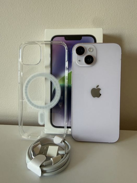 Iphone 14 fioletowy 128gb kondycja 89%