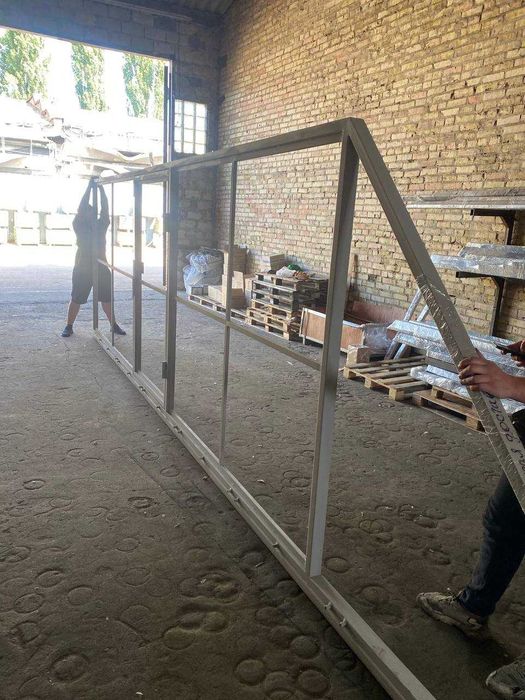 Готовый каркас для ворот, Откатные ворота, Калитка, Гарантия