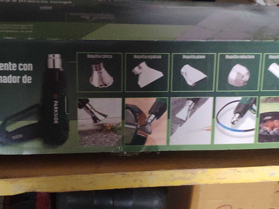 Pistola térmica de braço longo Parkside