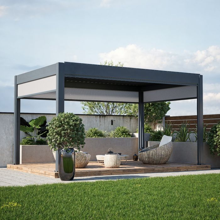 Pergola 3x3 4x3 aluminiowa PROMOCJA - 25% CENY DO KOŃCA WAKACJI