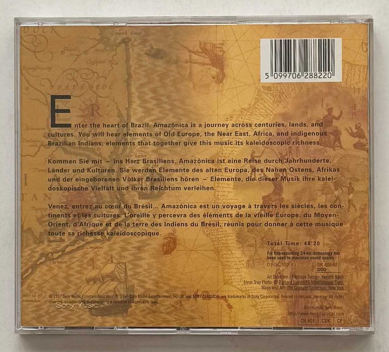 CD_AMAZÓNIA - with Camerata Cantione Antiqua & Angaatãnàmú. Muito estimado, como novo.