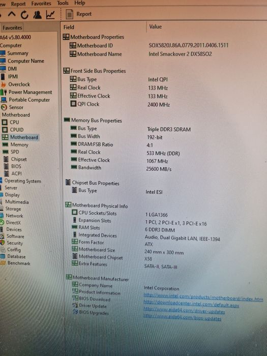 Intel i7-950 3-3.3Ghz/24gb/Материнка Комплект 8потоків для ПК
