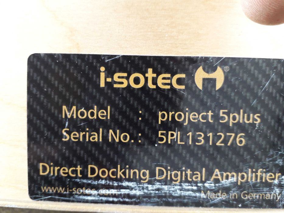 wzmacniacz  I-sotec project 5 Plus  Carbon