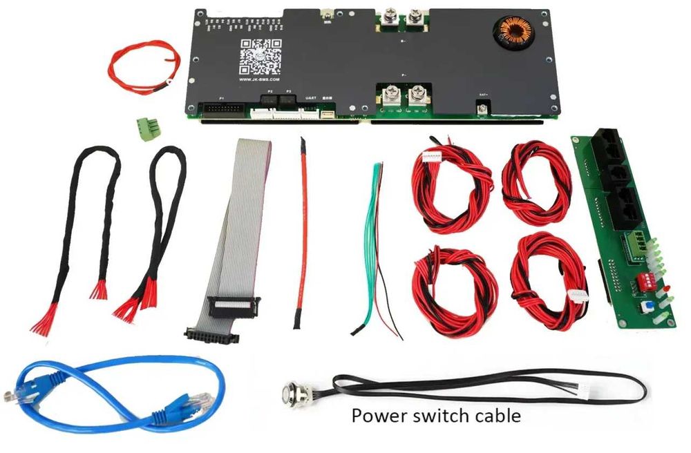БМС плата з екраном JIKONG BMS (JK-PB2A16S20P v19/200A 8S/16S)