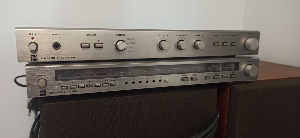 Wzmacniacz + tuner+ kolumny