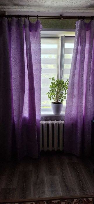 Шторы фиолетового цвета