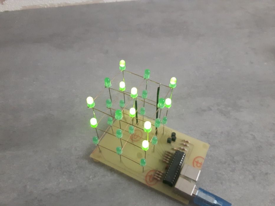 Kostka LED sześcian ledcube led cube 3x3x3 dekoracja ozdoba świetlna