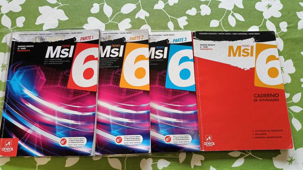 Manual matemática 6ºano MSI6
