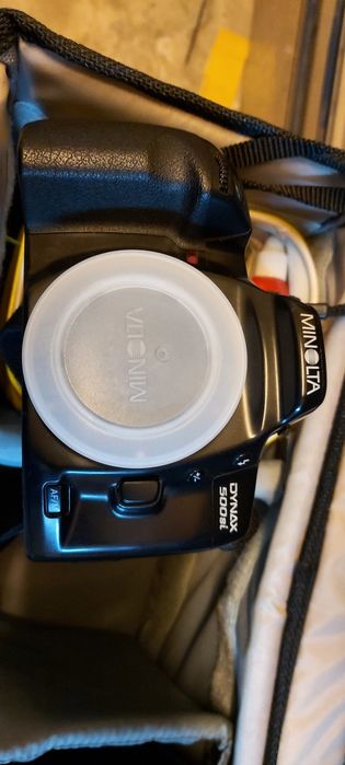 Minolta Dynax 500si+objectiva Af 35 70+Flash+Bolsa+Rolos63825531859843120