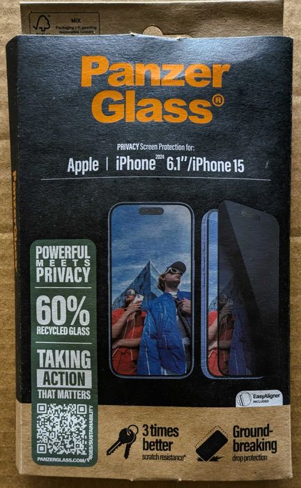 PANZER GLASS para IPHONE 6.1 até 15