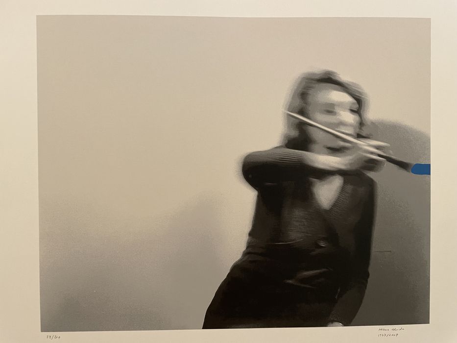 Serigrafia Helena Almeida Assinada