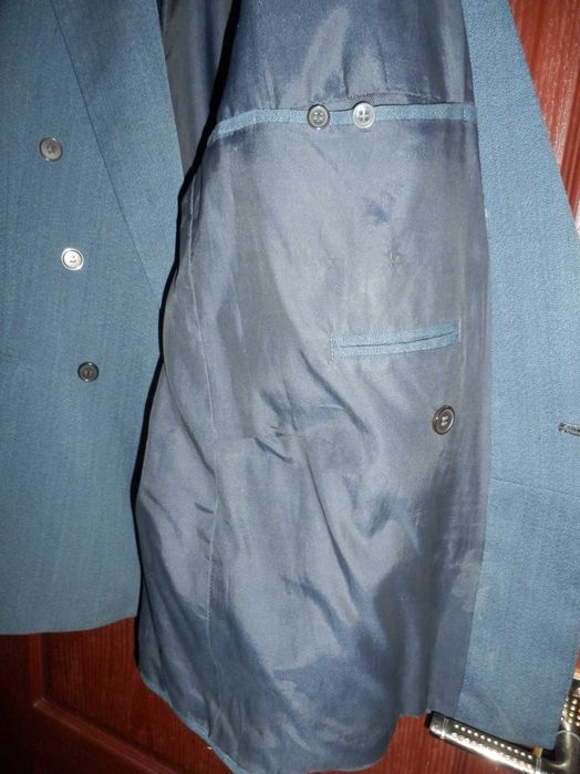 мужской двубортный пиджак размер 48-50