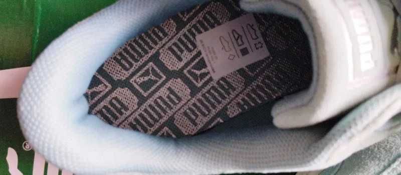 Puma adidasy sneakersy Suede Heart PEBBLE WN'S r. 38 skóra naturalna