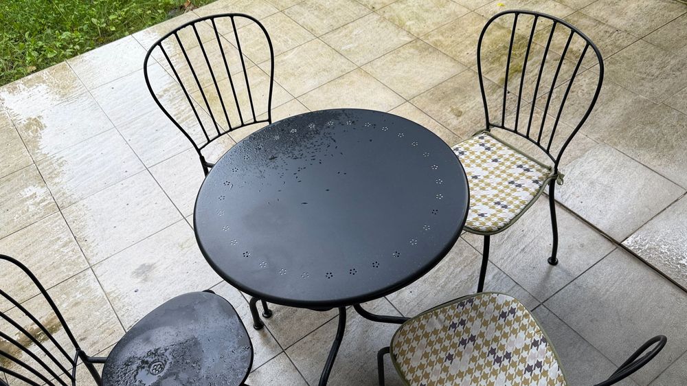 Stolik ogrodowy 4 krzesła IKEA Lacko