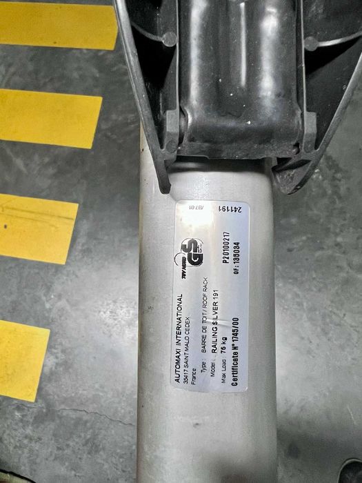 Barras de Tejadilho Montblanc – Railing Silver 191 (par)