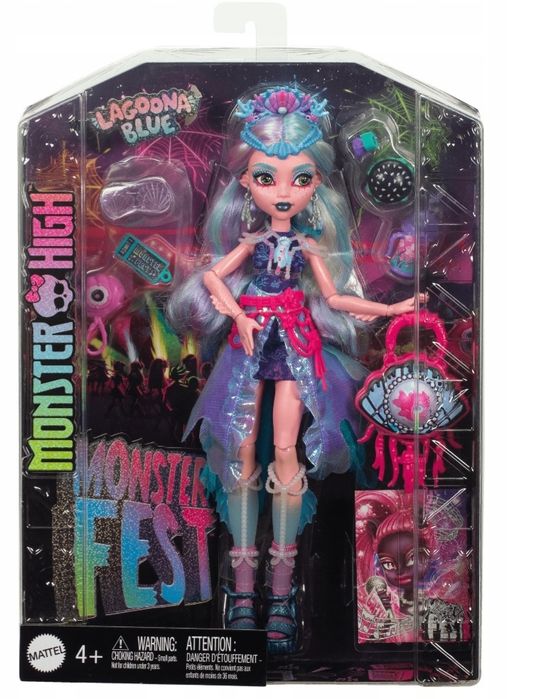 Lalka  MONSTER HIGH  -Lagoona  Bllue