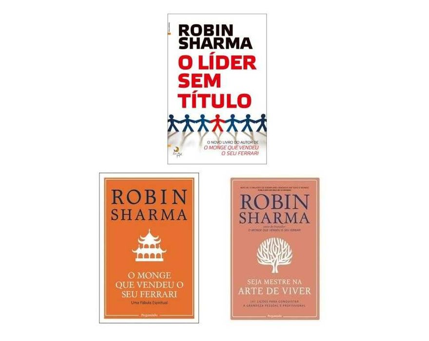 Robin Sharma: O Líder Sem Título/ Seja Mestre na Arte.. /.. - Desde 7€