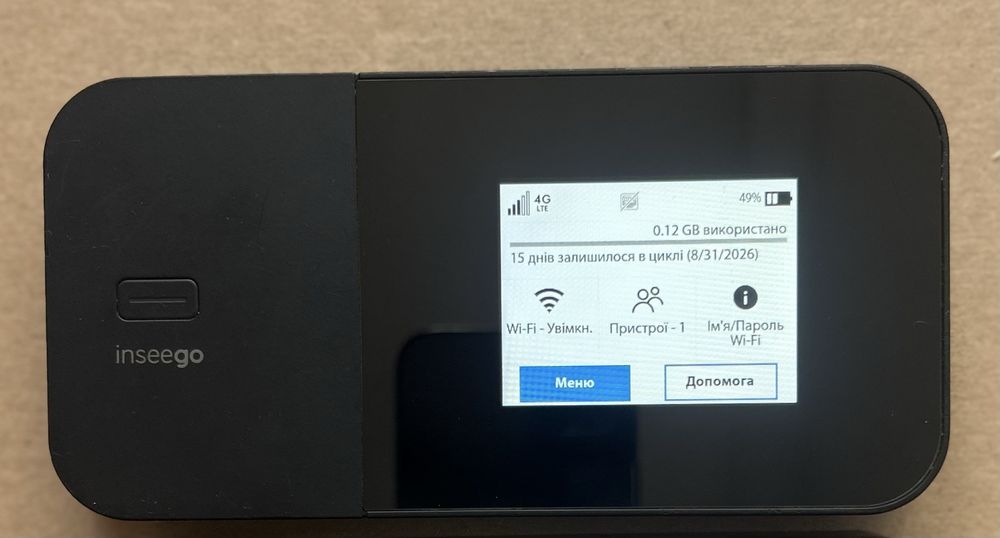 Потужний модем 5/4g Inseego MiFi M3000 мобільний роутер інтернет сімка