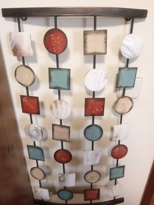 Peça Decorativa Parede em Ferro