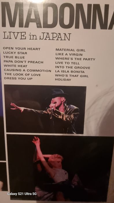 Laser discs  Madonna