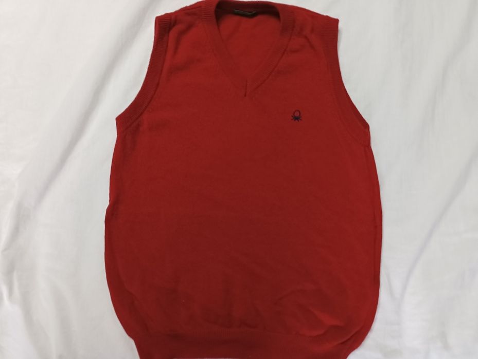 Colete lã, Benetton,T. M (7-8anos)