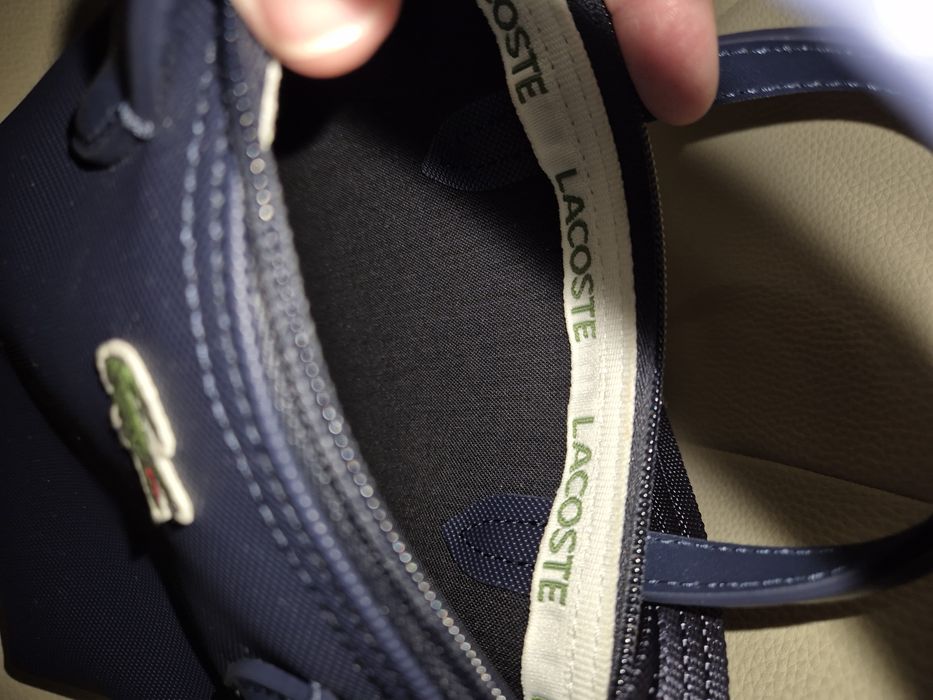 Mala lacoste original - azul