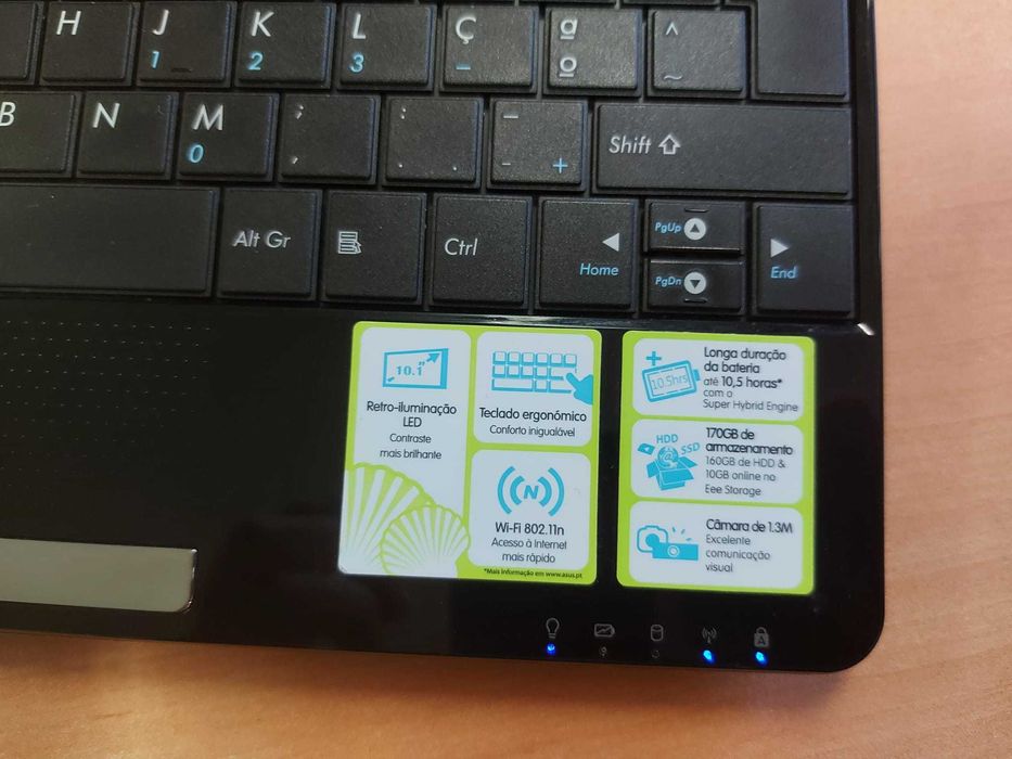 ASUS Eee PC | Windows XP Pro SP3 | Clássico Retro Computing