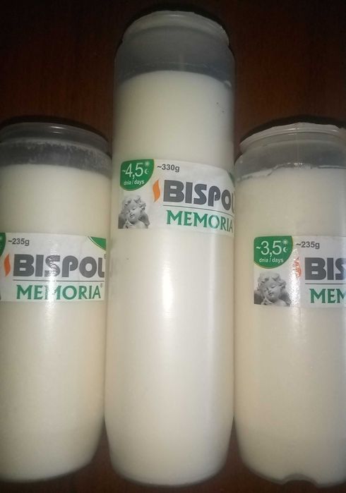 Свечи разные парафиновые