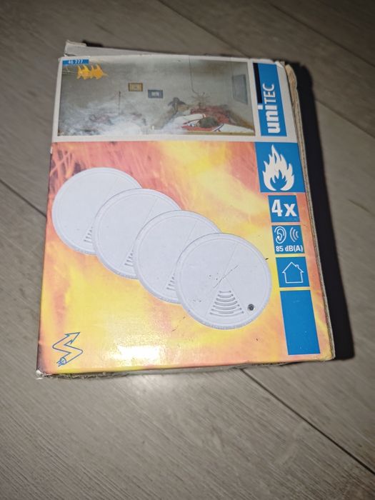 Czujnik dymu unitec 4 sztuki