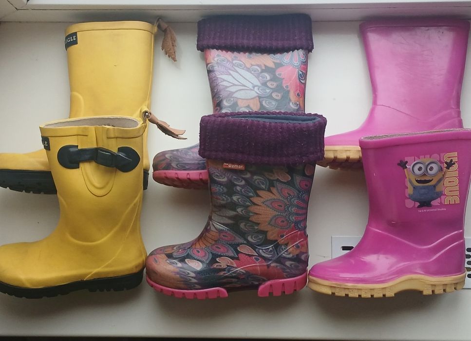 Резиновые сапожки на девочку р.26