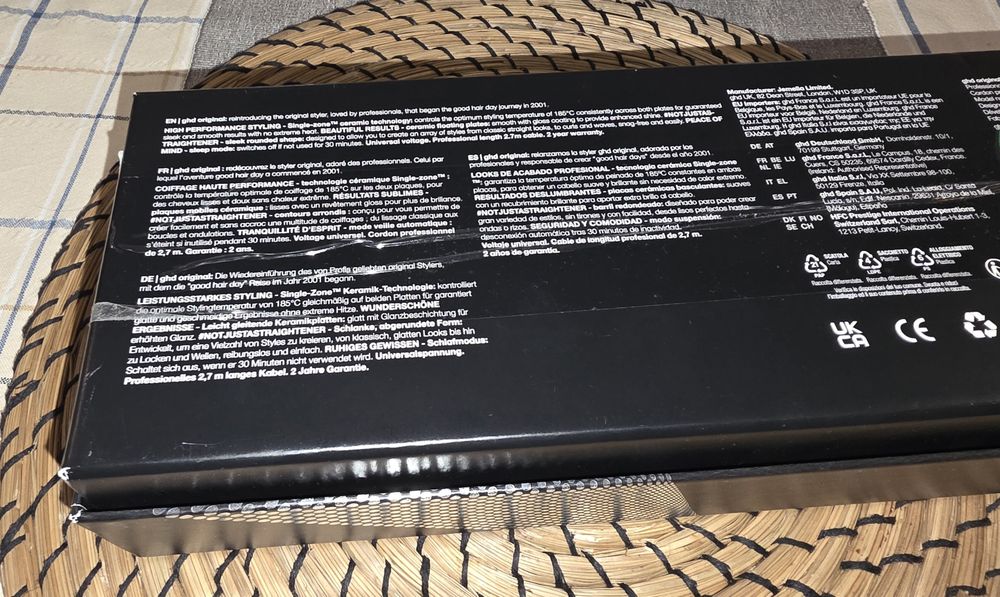 Prancha alisador e ondas cabelo profissional GHD nova caixa fechada