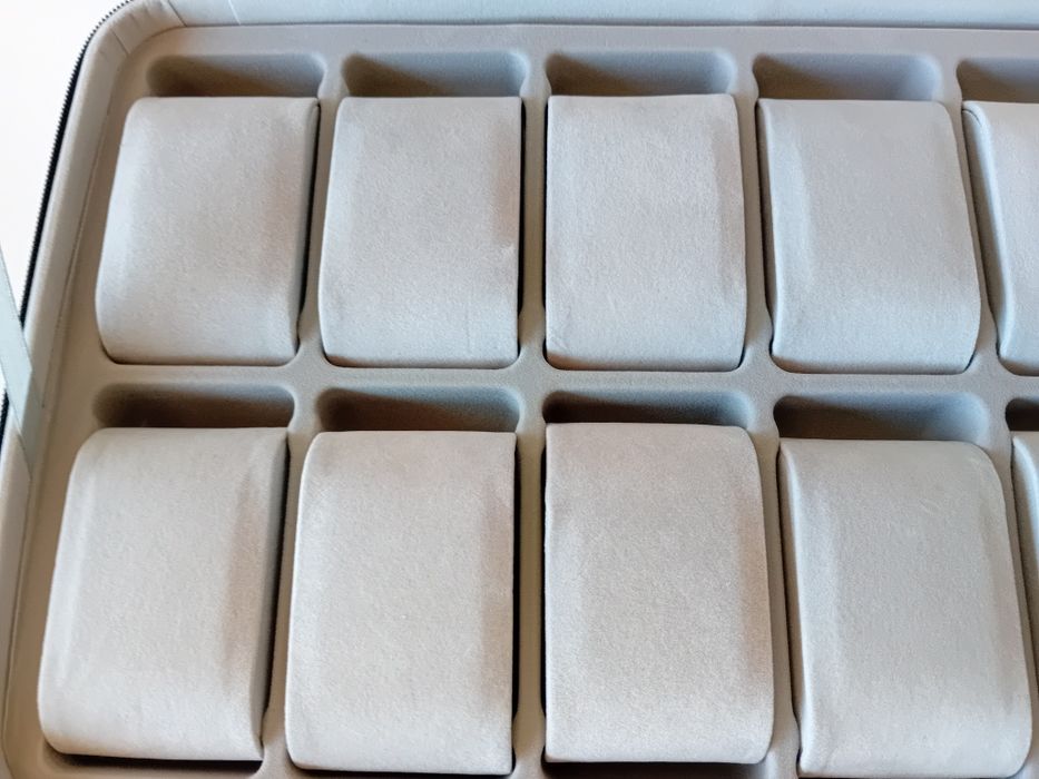 Caixa Estojo 12 Relógios Cauny Breitling Omega Iwc Seiko Citizen Oris