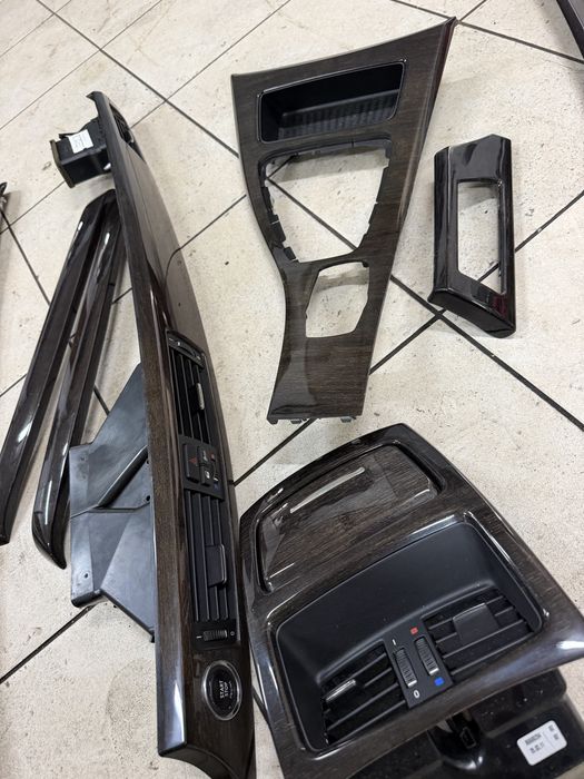 Conjunto frisos interiores bmw e92 em madeira
