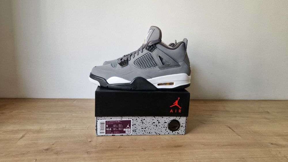 Nike Air Jordan 4 IV Cool Grey NOWE 42,5 EUR = 9 US 9US