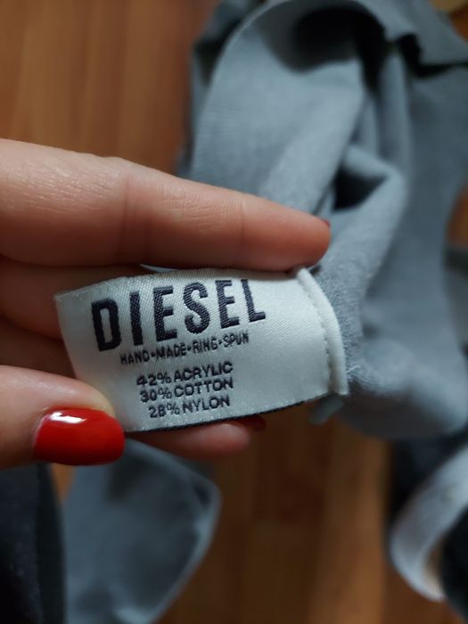 Sweterek męski szary Diesel