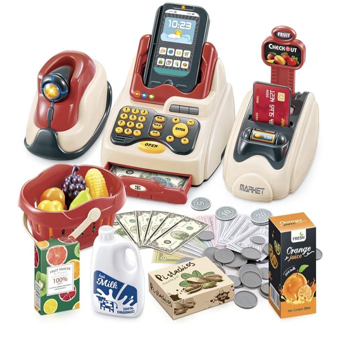 XXL kasa fiskalna dla dzieci zabawki