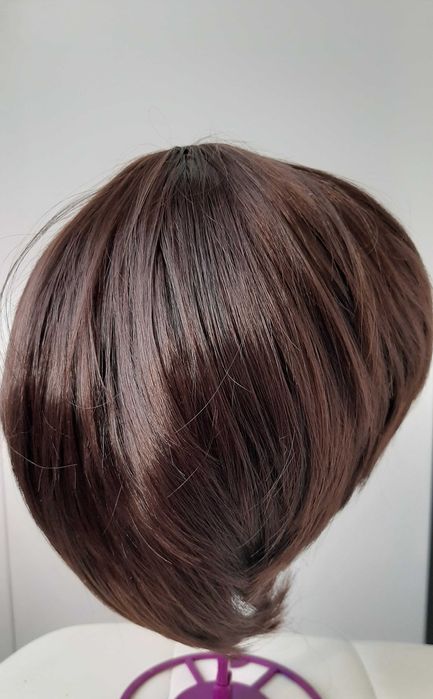 Парик мужской черный  блонд  каштановый с челкой