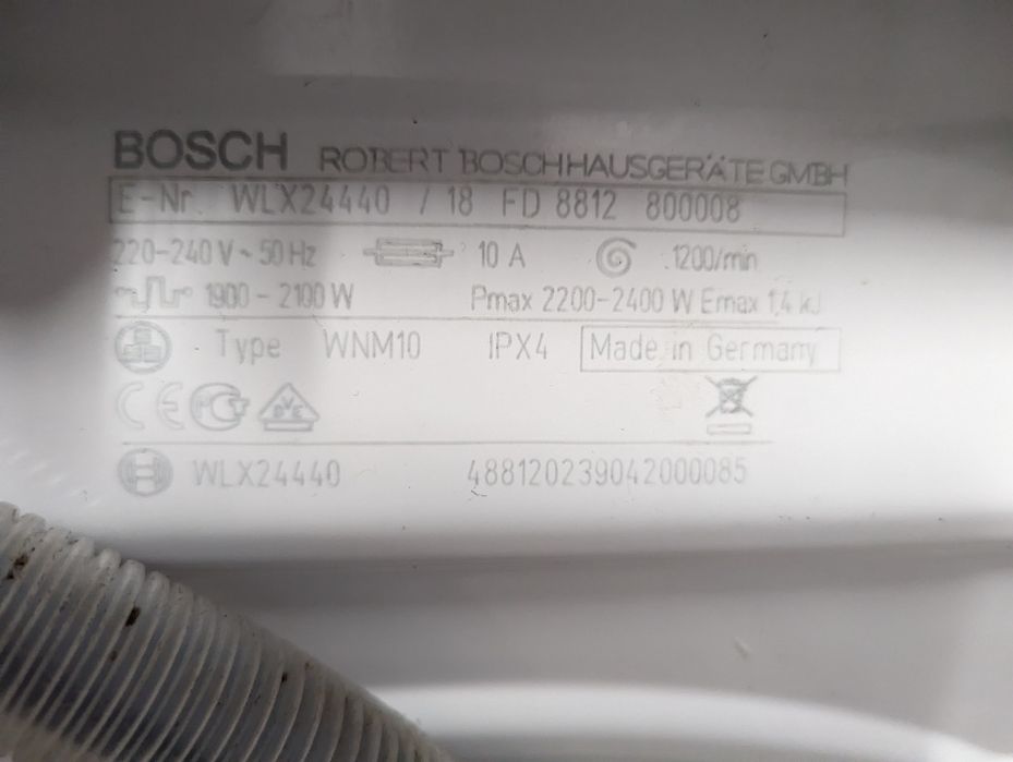 Стиральная машина  марки Bosch 46 см глубина