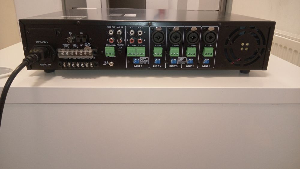 MONACOR PA-8120RCD - wzmacniacz miksujący PA