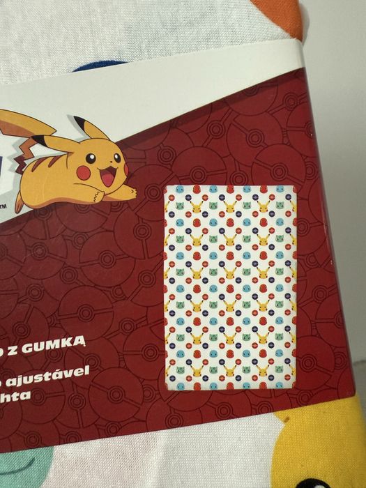Prześcieradło na gumce pokemon 90*200