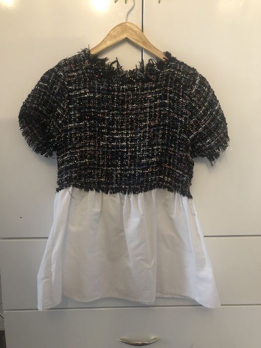 Elegancka ciążowa Zara 36 S pepitka koszula bluzka