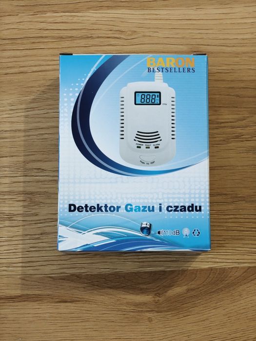 Czujnik detektor gazu i czadu tlenku węgla JKD-808COM